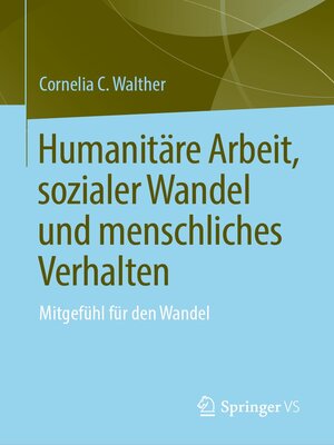 cover image of Humanitäre Arbeit, sozialer Wandel und menschliches Verhalten